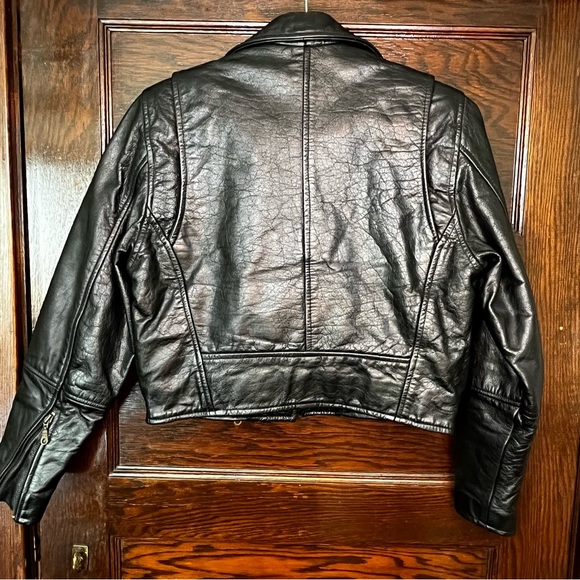 Xelement by USA Leather real leather jacket with quilted lining, size S - Picture 4 of 5